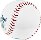 Juan Soto Autographed Official New York Yankees Logo MLB Baseball Beckett BAS QR #BN13520