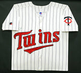 Minnesota Twins Kirby Puckett Autographed Framed White Rawlings Jersey (Light) Beckett BAS #AC74569