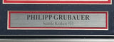 Philipp Grubauer Autographed Framed 8x10 Photo Seattle Kraken MCS Holo #81135