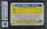 Julio Rodriguez Autographed 2022 Topps Update 35th Anniversary Rookie Card #87TBU-44 Seattle Mariners Auto Grade Gem Mint 10 Beckett BAS #16544040