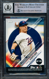 Juan Soto Autographed 2019 Topps Sticker Card #215 New York Yankees Auto Grade Gem Mint 10 Beckett BAS #16544363