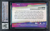 Juan Soto Autographed 2022 Topps Flashiest Feet Card #FF9 New York Yankees Auto Grade Gem Mint 10 Beckett BAS #16544690