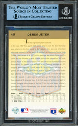 Derek Jeter Autographed 1993 Upper Deck Rookie Card #449 New York Yankees JSA #X12621