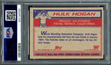 Hulk Hogan Autographed 1985 Topps WWF Yellow Rookie Card #1 Auto Grade Gem Mint 10 PSA/DNA Stock #232827
