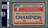 Hulk Hogan Autographed 1985 Topps WWF Rookie Card #16 Auto Grade Gem Mint 10 PSA/DNA #63134624