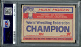 Hulk Hogan Autographed 1985 Topps WWF Rookie Card #16 Auto Grade Gem Mint 10 PSA/DNA #63134619