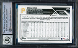 Oneil Cruz Autographed 2023 Topps Card #285 Pittsburgh Pirates Auto Grade Gem Mint 10 Beckett BAS #16542258