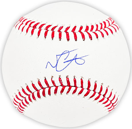 Nester Cortez Autographed Official MLB Baseball New York Yankees Beckett BAS QR Stock #216630