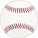 Salvador Perez Autographed Official 2014 All Star Game Logo Game Baseball Kansas City Royals Beckett BAS Witness Stock #216040
