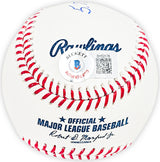 Nolan Ryan Autographed Official MLB Baseball Texas Rangers Statball With 4 Stats "7 No Hitter, HOF 99, 5714 K's, 324 Wins" Beckett BAS QR Stock #216125
