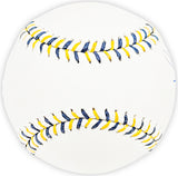 Salvador Perez Autographed Official 2016 All Star Game Logo Game Baseball Kansas City Royals Beckett BAS Witness Stock #216042