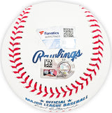Julio Rodriguez Autographed Official MLB Baseball Seattle Mariners "44" Fanatics Holo Stock #216017