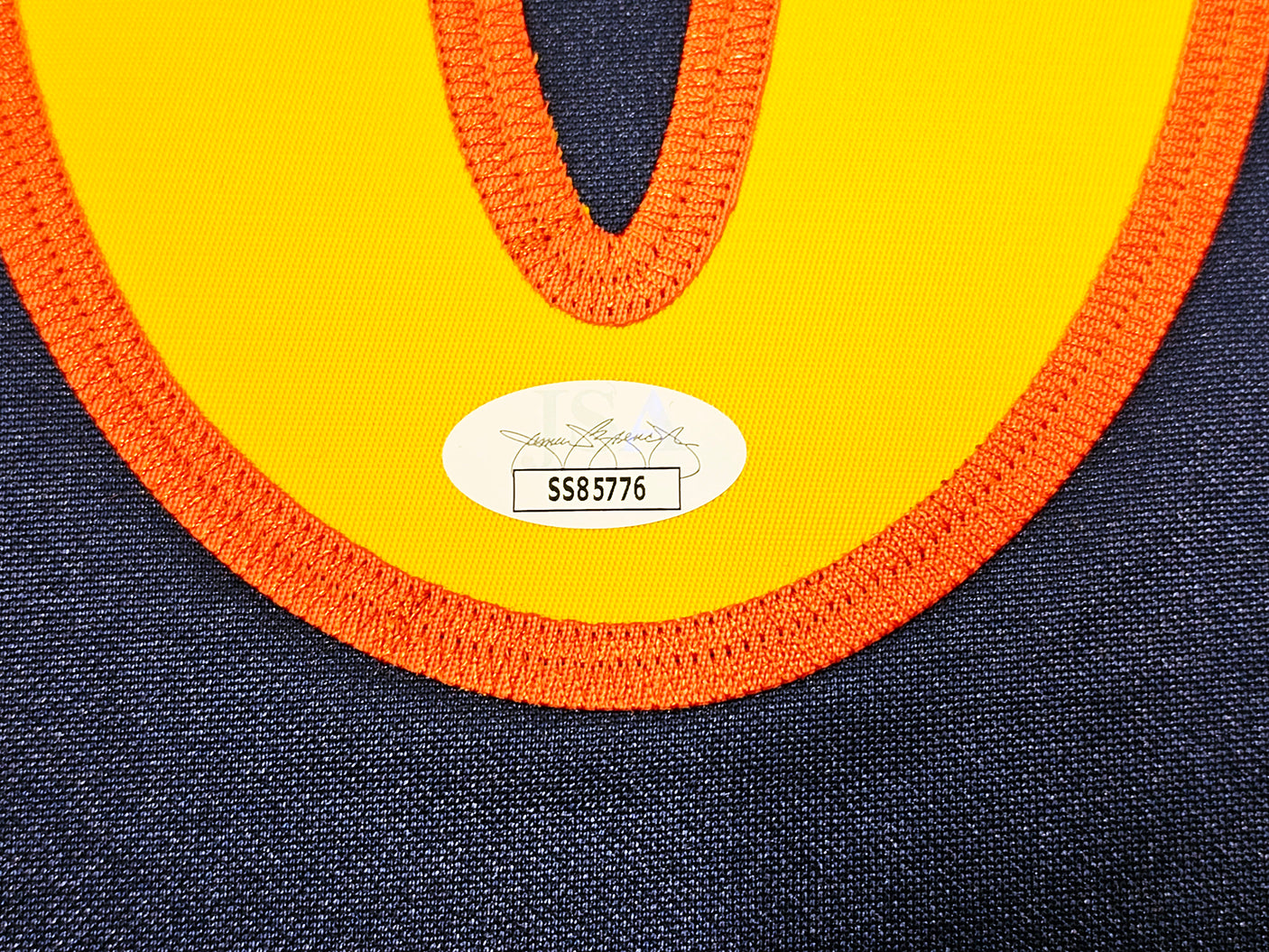 Stephen Curry Autographed Blue Authentic Mitchell & Ness 2009-10 Golden State Warriors Rookie Jersey Size 44 (L) JSA Stock #216029