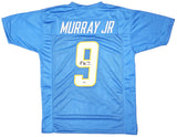 Los Angeles Chargers Kenneth Murray Jr. Autographed Powder Blue Jersey Beckett BAS Witness Stock #215958