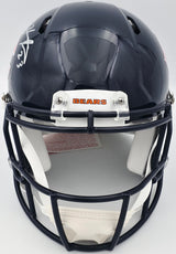 Devin Hester Autographed Chicago Bears Blue Full Size Authentic Speed Helmet Beckett BAS QR #BS45045