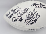 Super Bowl MVP's Autographed Official White Wilson NFL Football With 16 Signatures including Joe Namath PSA/DNA #AB10152