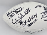 Super Bowl MVP's Autographed Official White Wilson NFL Football With 16 Signatures including Joe Namath PSA/DNA #AB10151