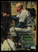 Walter Walt Alston Autographed 8.5x11 Magazine Page Photo Los Angeles Dodgers Beckett BAS #AD43464