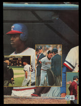 Billy Martin Autographed 8.5x11.5 Magazine Page Photo Minnesota Twins Beckett BAS #AD43469