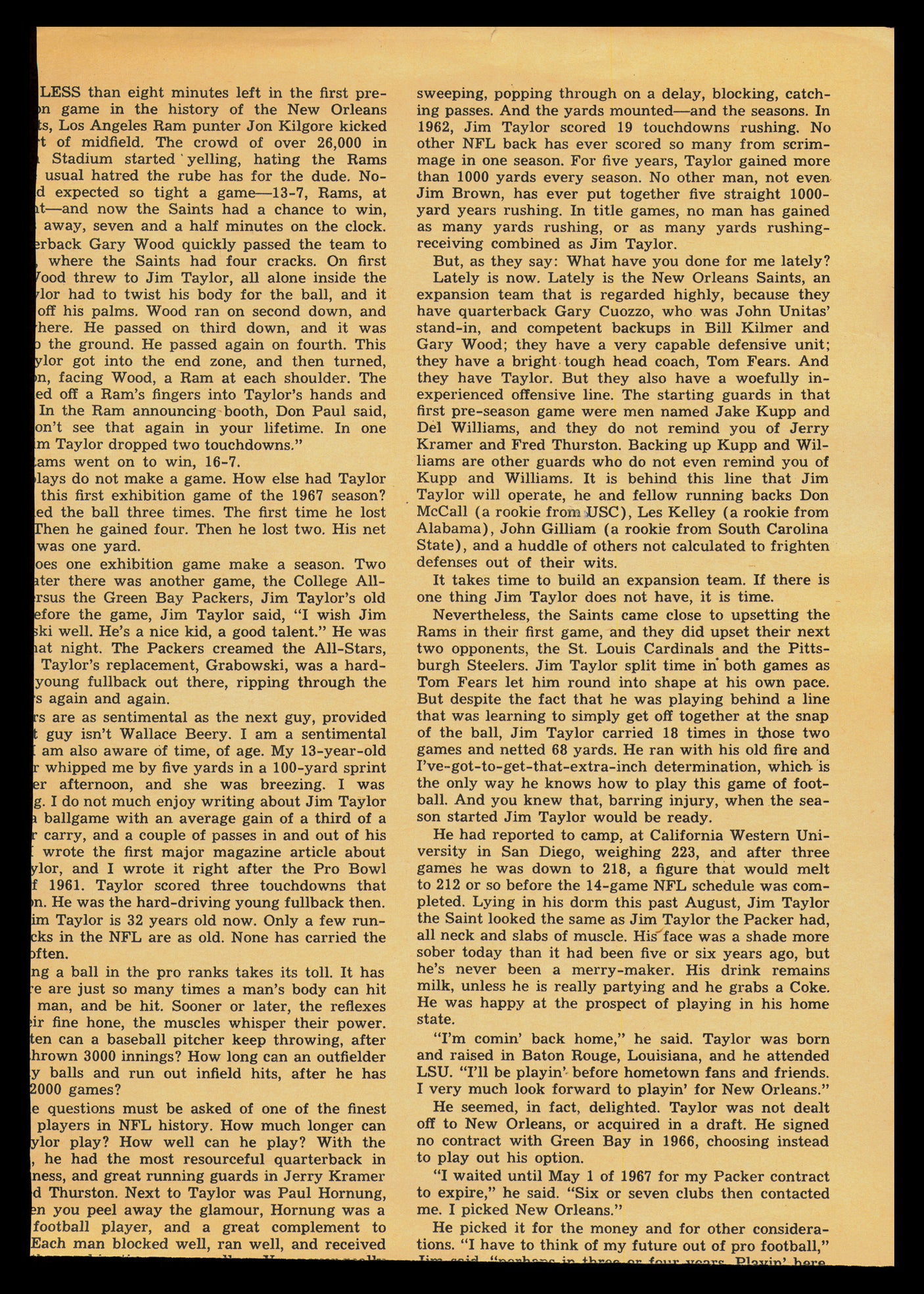 Carl Yastrzemski Autographed 7.5x11 Magazine Page Photo Boston Red Sox Vintage Signature Beckett BAS QR #BM37483