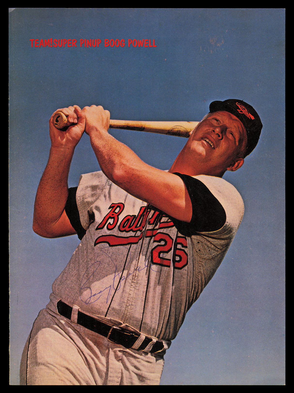 Pete Rose & Boog Powell Autographed 8.5x11.5 Magazine Page Photo Beckett BAS QR #BM37307