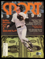 Bobby Murcer Autographed Sport Magazine Cover New York Yankees Beckett BAS QR #BM37372