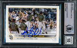 Fernando Tatis Jr. Autographed 2022 Topps Card #125 San Diego Padres Auto Grade Gem Mint 10 Beckett BAS Stock #216681