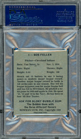 Bob Feller Autographed 1978 Reprint 1948 Bowman Card #5 Cleveland Indians PSA/DNA #83527291