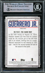 Vladimir Guerrero Jr. Autographed 2020 Topps Highlights Card #VGJ-25 Toronto Blue Jays Beckett BAS Stock #216864