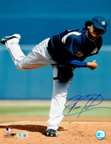 Felix Hernandez Autographed 11x14 Photo Seattle Mariners Beckett BAS QR Stock #232619