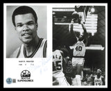 Marvin Webster Autographed 8x10 Photo Seattle Supersonics Beckett BAS QR #BS36846