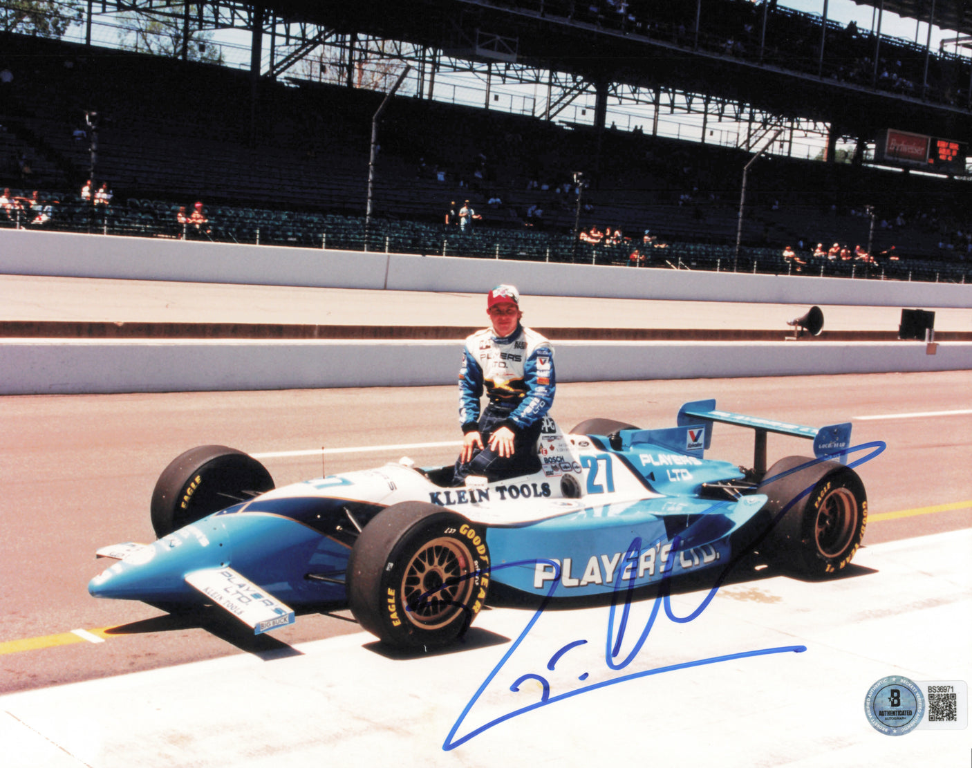 Jacques Villeneuve Autographed 8x10 Photo Formula One F1 Beckett BAS QR #BS36971