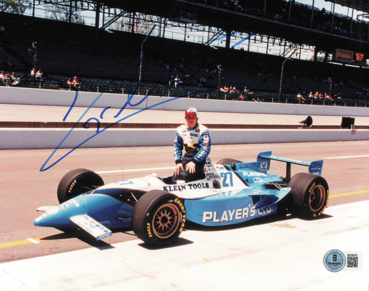 Jacques Villeneuve Autographed 8x10 Photo Formula One F1 Beckett BAS QR #BS36976