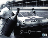 Junior Johnson Autographed 8x10 Photo Nascar Beckett BAS QR #BS30161