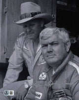 Junior Johnson Autographed 8x10 Photo Nascar Beckett BAS QR #BS30163