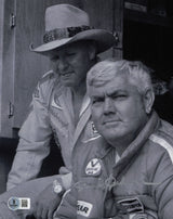 Junior Johnson Autographed 8x10 Photo Nascar Beckett BAS QR #BS30163