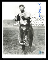 Edd Roush Autographed 8x10 Photo Cincinnati Reds Beckett BAS QR #BS36744