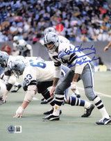 Chuck Howley Autographed 8x10 Photo Dallas Cowboys "Best of Luck" Beckett BAS QR #BS12799