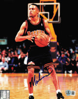 Mahmoud Abdul-Rauf Autographed 8x10 Photo Denver Nuggets Beckett BAS QR #BS30280