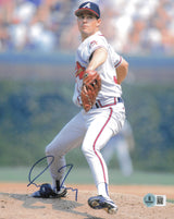 Greg Maddux Autographed 8x10 Photo Atlanta Braves Beckett BAS QR #BS30212