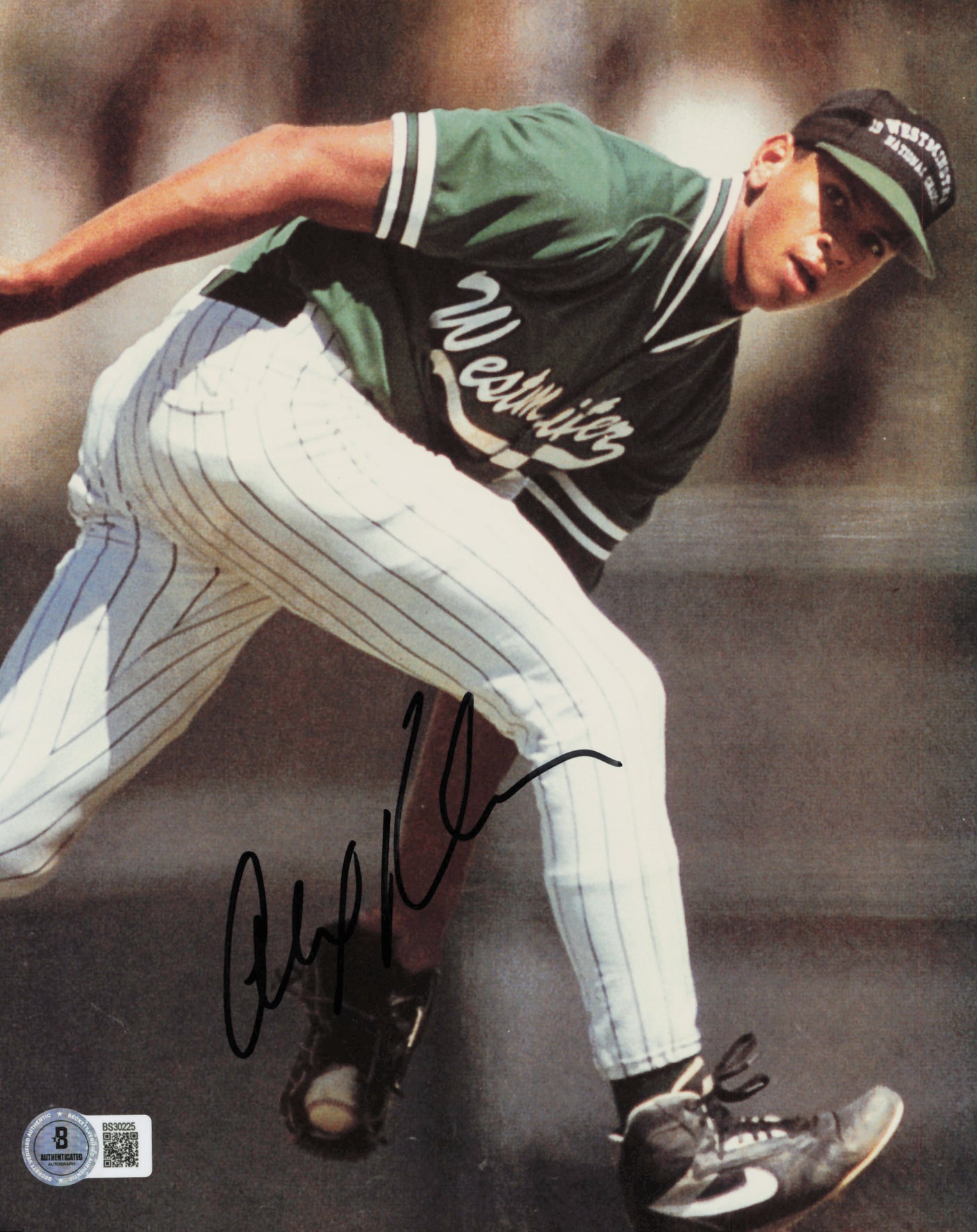 Alex Rodriguez Autographed 8x10 Photo Westminster High School Beckett BAS QR #BS30225