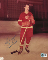 Gordie Howe Autographed 8x10 Photo Detroit Red Wings "Best Regards" Beckett BAS QR #BS30593