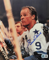 Gordie Howe Autographed 8x10 Photo Houston Aeros Beckett BAS QR #BS30594