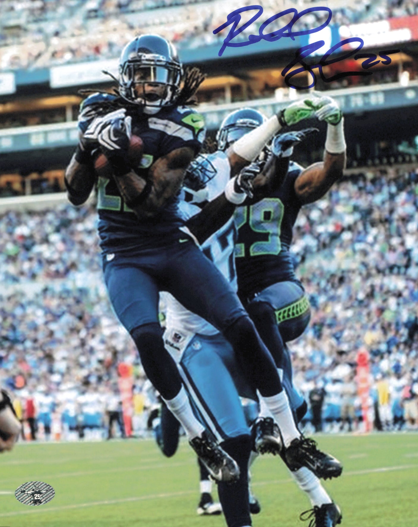 Richard Sherman Autographed 8x10 Photo Seattle Seahawks RS Holo #13664