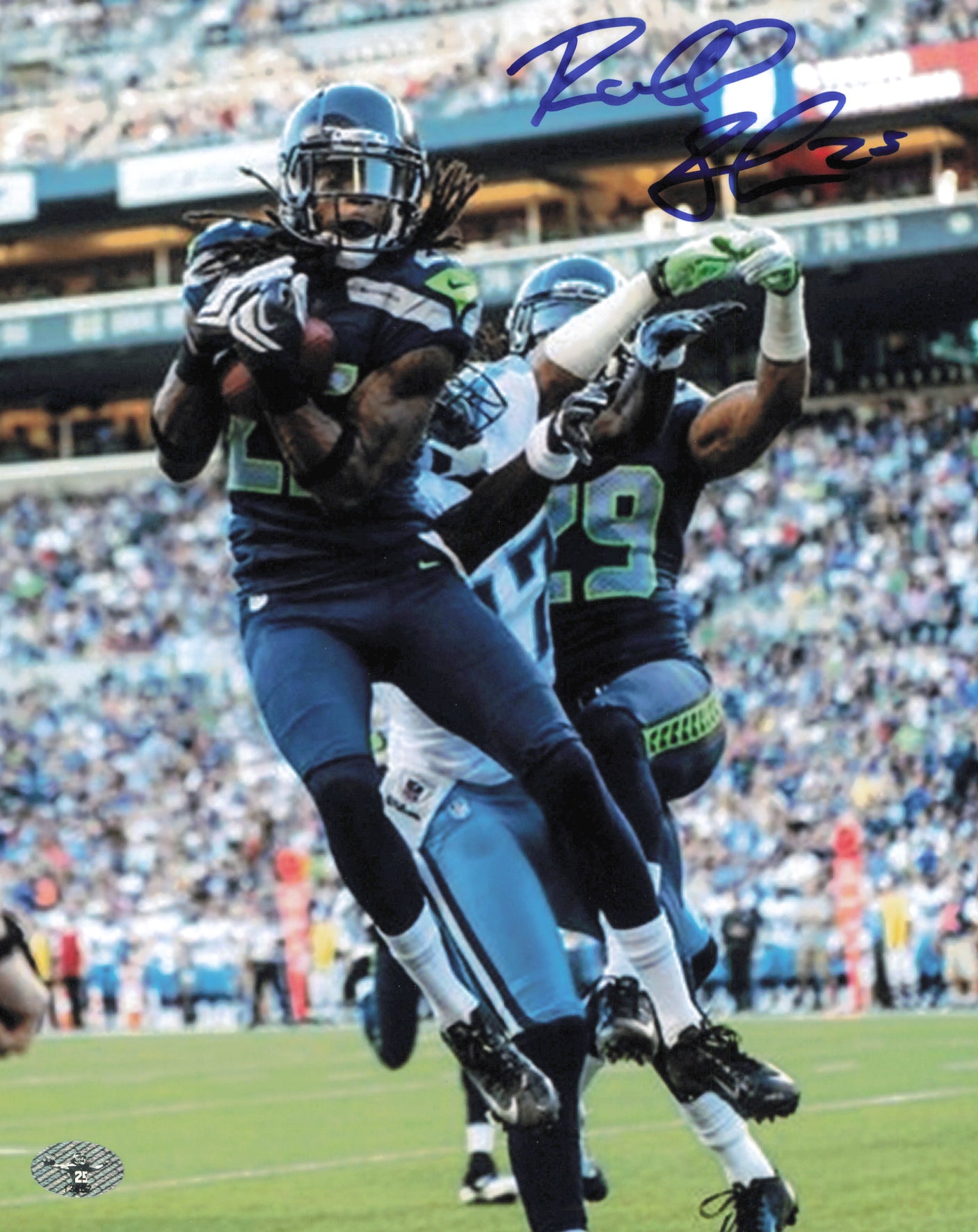 Richard Sherman Autographed 8x10 Photo Seattle Seahawks RS Holo #13667