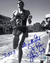 Jim Ryun Autographed 8x10 Photo Track & Field "Go With God" Broke 4-Minute Mile Beckett BAS QR #BS30850