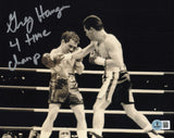 Greg Haugen Autographed 8x10 Photo "4 Time Champ" Beckett BAS QR #BS30768