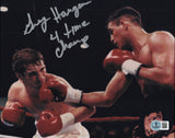Greg Haugen Autographed 8x10 Photo "4 Time Champ" Beckett BAS QR #BS30769