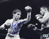 Greg Haugen Autographed 8x10 Photo "4 Time Champ" Beckett BAS QR #BS30770