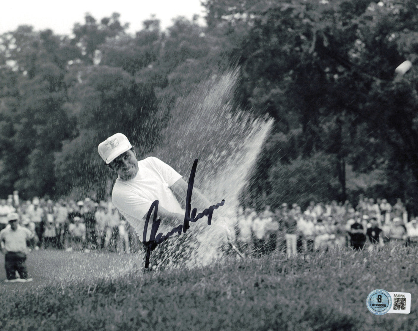 Gary Player Autographed 8x10 Photo Beckett BAS QR #BS30795